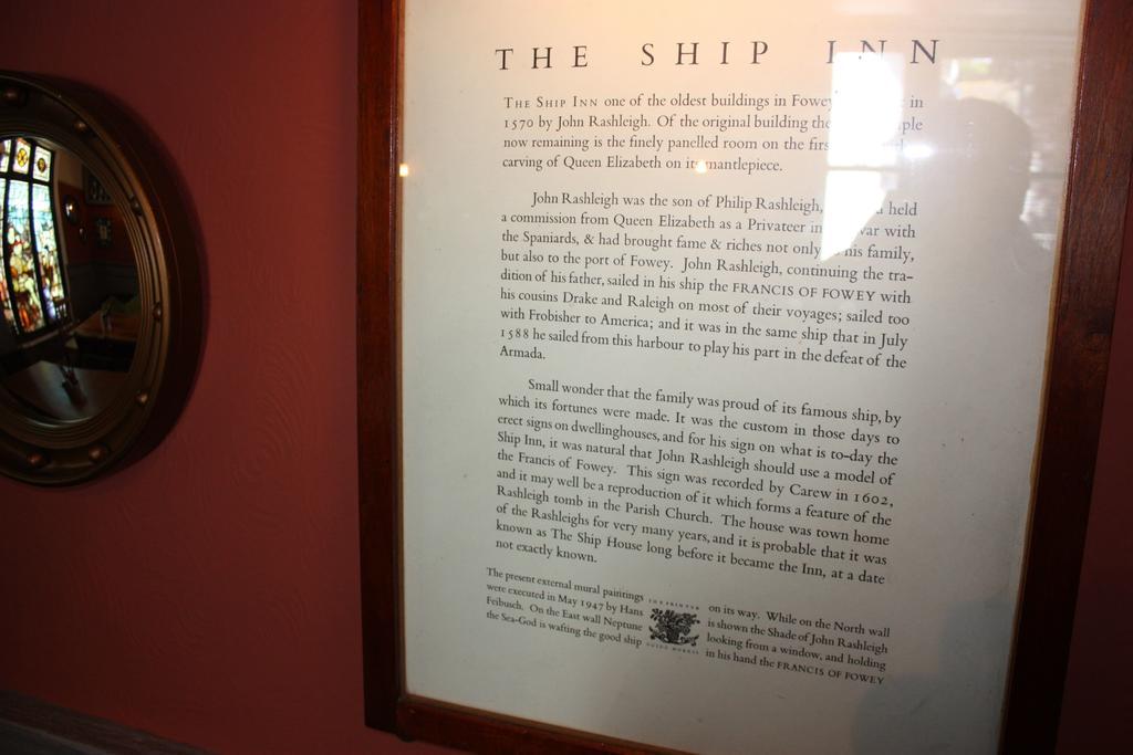 The Ship Inn Fowey Exterior foto